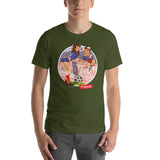 France, Football Pin-Up, Short-Sleeve Unisex T-Shirt