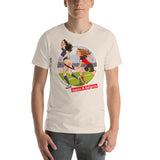 Japan & Belgium, Football Pin-Up, Short-Sleeve Unisex T-Shirt