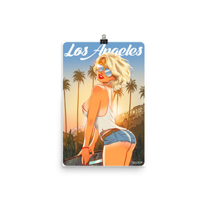 Los Angeles Pin-Up Poster