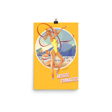 Artistic Gymnastics, Brazil Olympics, Poster