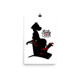 7 of clubs (Silhouette), Kinky Cards, Poster