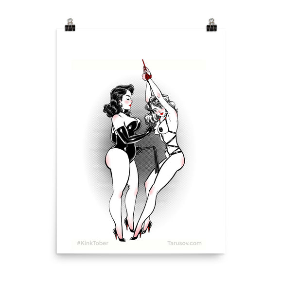 Suspension, KinkTober Premium Matte vertical posters