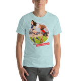 Japan & Belgium, Football Pin-Up, Short-Sleeve Unisex T-Shirt