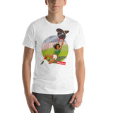 Mexico, Football Pin-Up, Short-Sleeve Unisex T-Shirt