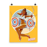 Archery, Brazil Olympics, Poster