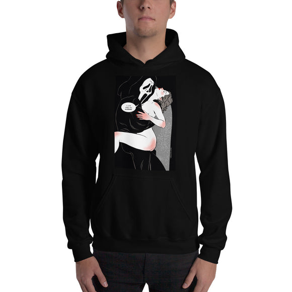 Scream, Erotic Gothic, Hooded Sweatshirt