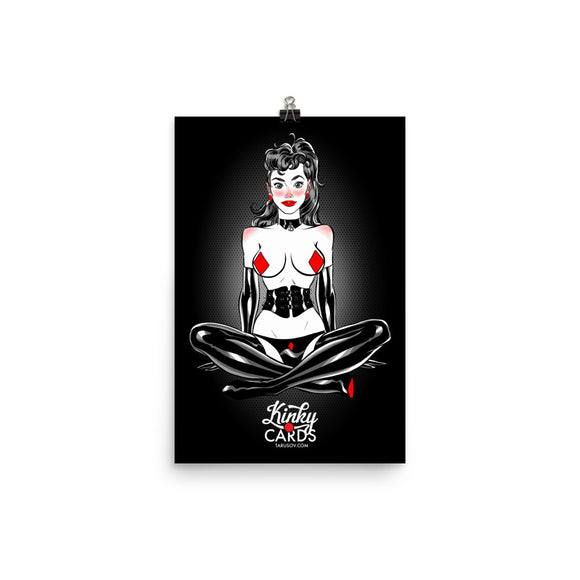 9 of diamonds, Kinky Cards, Poster