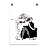 Spanking, KinkTober Premium Matte vertical posters