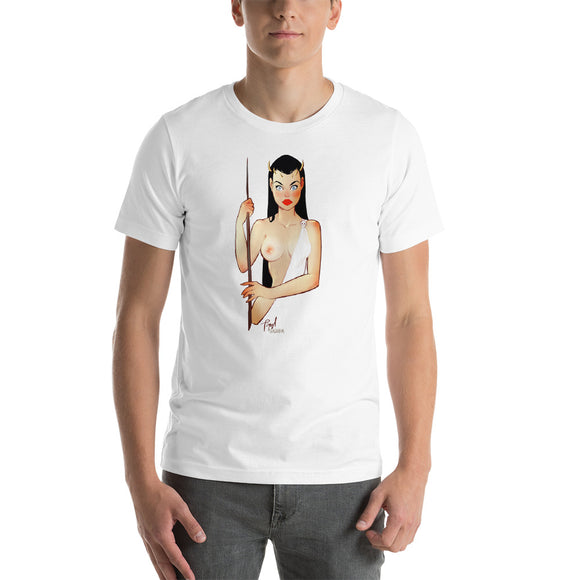 Aides, Greek Gods Pin-Up  (NSFW), Short-Sleeve Unisex T-Shirt