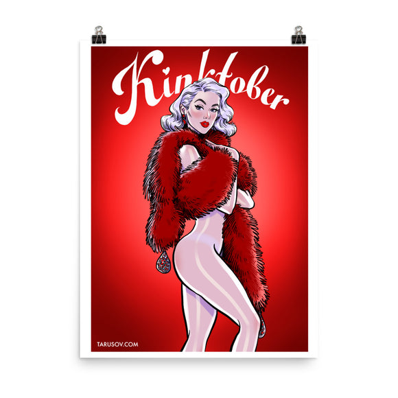 Striptease, KinkTober 2020, Poster