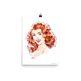 Rita Hayworth, Hollywood Icons, Poster