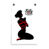 6 of clubs (Silhouette), Kinky Cards, Poster