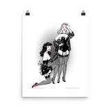 Maid, KinkTober Premium Matte vertical posters