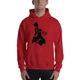 4 of clubs (Silhouette), Kinky Cards, Hooded Sweatshirt