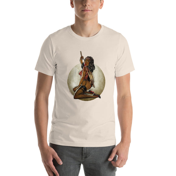 Michonne, The Walking Dead Pin-Up, Short-Sleeve Unisex T-Shirt