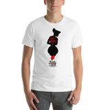 Ace of clubs (Silhouette), Kinky Cards, Short-Sleeve Unisex T-Shirt