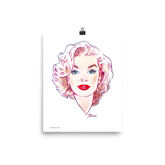 Marilyn Monroe, Hollywood Icons, Poster