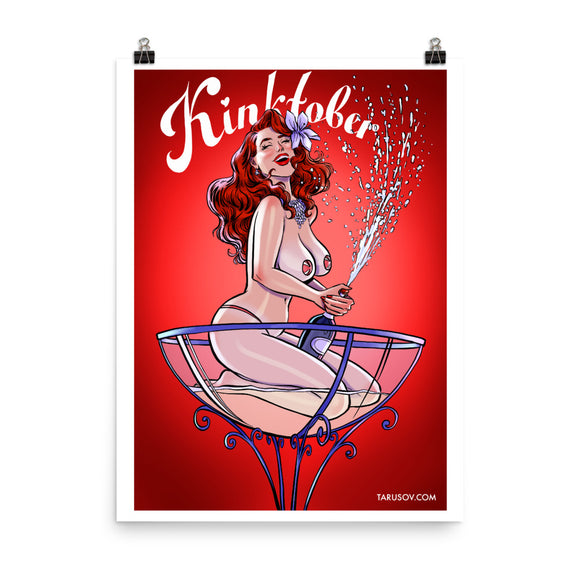 Squirting, KinkTober 2020, Poster