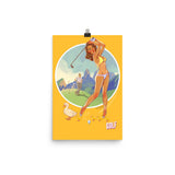 Golf, Brazil Olympics, Poster