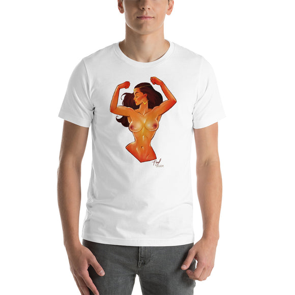 Ares, Greek Gods Pin-Up  (NSFW), Short-Sleeve Unisex T-Shirt