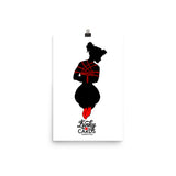 Ace of clubs (Silhouette), Kinky Cards, Poster