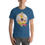 Sweden, Football Pin-Up, Short-Sleeve Unisex T-Shirt