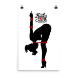 8 of clubs (Silhouette), Kinky Cards, Poster