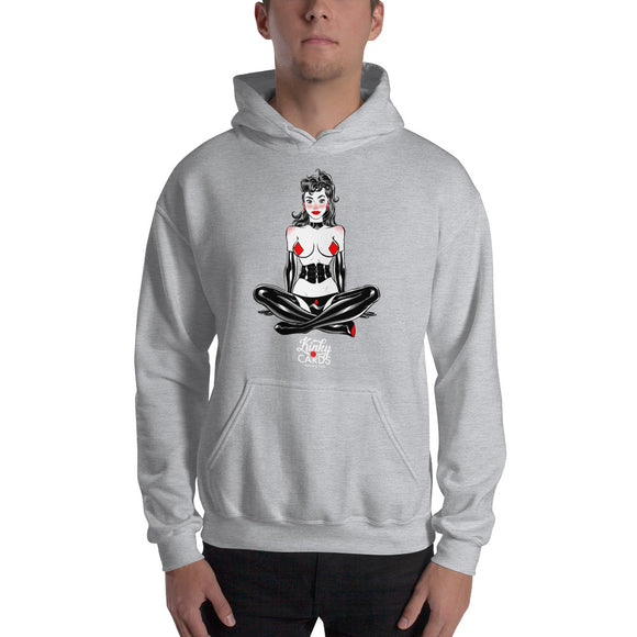 9 of diamonds, Kinky Cards, Hooded Sweatshirt