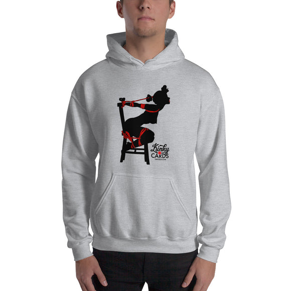 5 of clubs (Silhouette), Kinky Cards, Hooded Sweatshirt