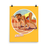 Athletics, Brazil Olympics, Poster