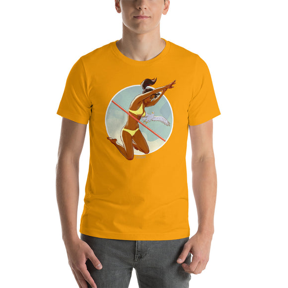 Pole Vault, Brazil Olympics, Short-Sleeve Unisex T-Shirt