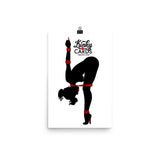 8 of clubs (Silhouette), Kinky Cards, Poster