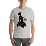 4 of clubs (Silhouette), Kinky Cards, Short-Sleeve Unisex T-Shirt