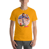 France, Football Pin-Up, Short-Sleeve Unisex T-Shirt