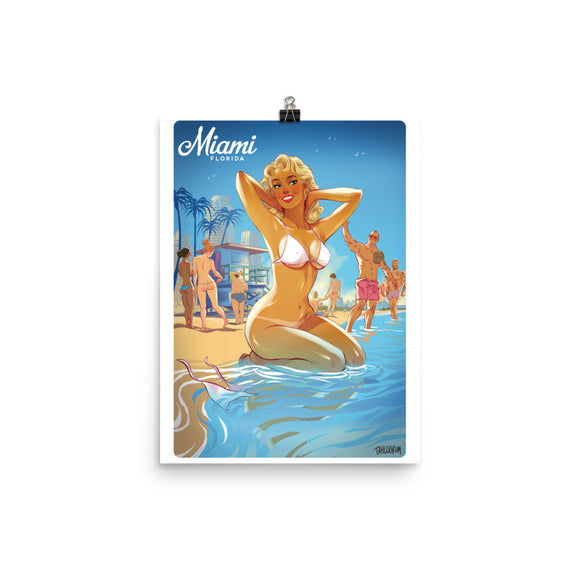 Miami, American Calendar, Poster