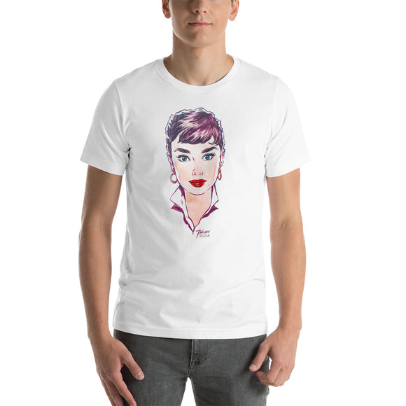 Audrey Hepburn, Hollywood Icons, Short-Sleeve Unisex T-Shirt