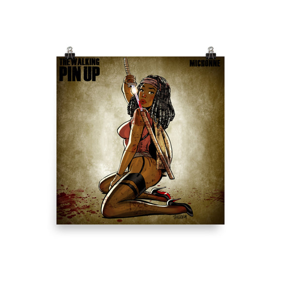 Michonne, The Walking Dead Pin-Up, Poster