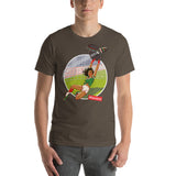 Mexico, Football Pin-Up, Short-Sleeve Unisex T-Shirt