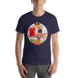 Spain, Football Pin-Up, Short-Sleeve Unisex T-Shirt