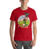 Mexico, Football Pin-Up, Short-Sleeve Unisex T-Shirt