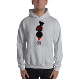 Ace of clubs (Silhouette), Kinky Cards, Hooded Sweatshirt