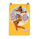 Archery, Brazil Olympics, Poster