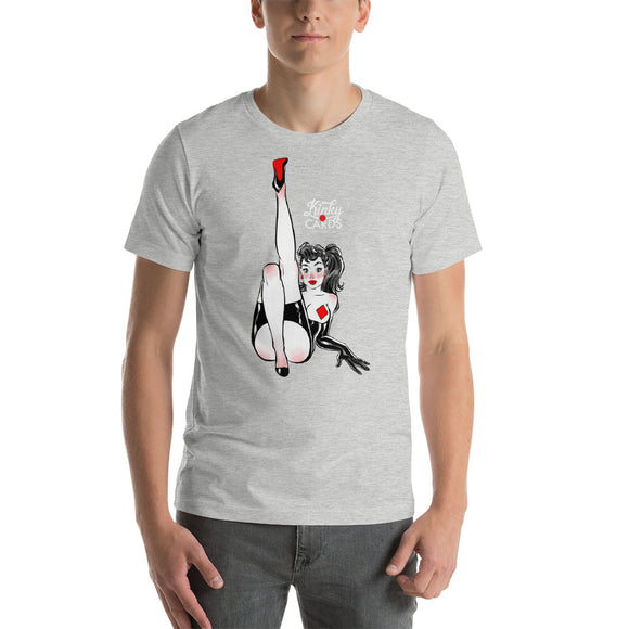 5 of diamonds, Kinky Cards, Short-Sleeve Unisex T-Shirt