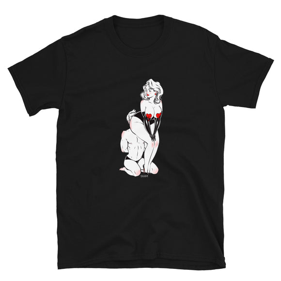 Facesitting, KinkTober, Short-Sleeve Unisex T-Shirt