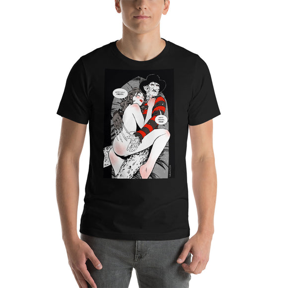 Freddy Kruger, Erotic Gothic, Short-Sleeve Unisex T-Shirt