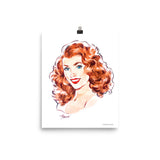 Rita Hayworth, Hollywood Icons, Poster