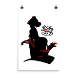 7 of clubs (Silhouette), Kinky Cards, Poster