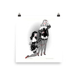 Maid, KinkTober Premium Matte vertical posters