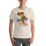 Brazil, Football Pin-Up, Short-Sleeve Unisex T-Shirt