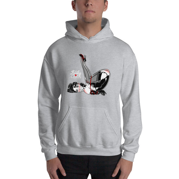 Queen of clubs, Kinky Cards, Hooded Sweatshirt